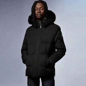 Moose Knuckles Richardson Jacket Black Fur